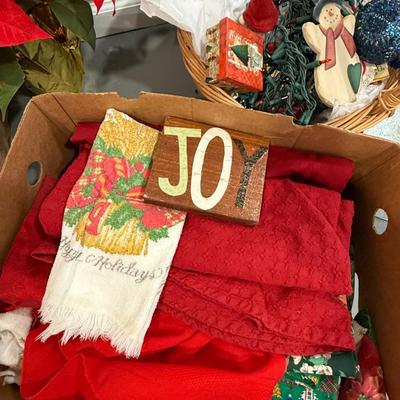 Large lot of holiday decor