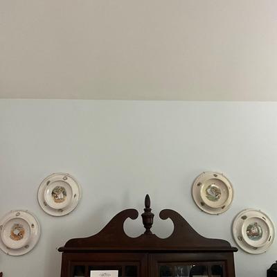 UBC1488 Lot of 4 Antique Baby Plates