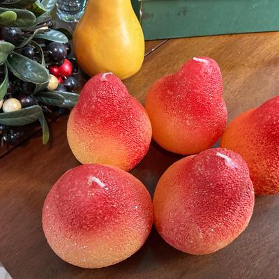 UBC1490 Holiday Set with Fruit Candles Lot
