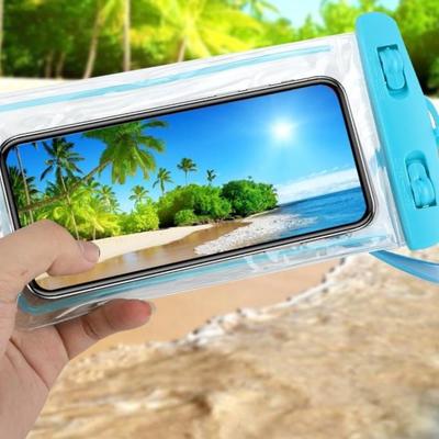 Yellow & Clear Waterproof Bag Pouch - Dry Bag For Camera Mobile Phone Maps Kayak Document Holder - Waterproof Plastic Pouch Utility Bag