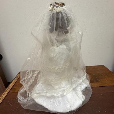 Vintage Porcelain 20" Bride Doll: Royal Heirloom Collection