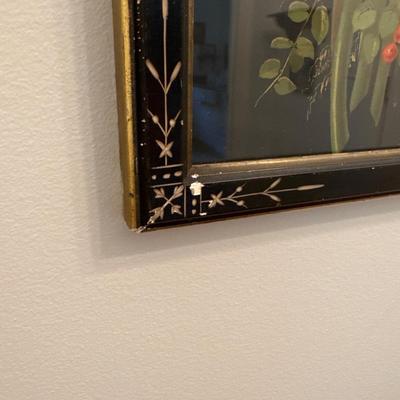 UBC1529 Lot of Two Antique Frames and Print