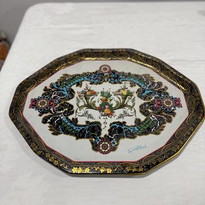 Gorgeous signed tray