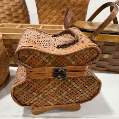 Beautiful vintage basket collection