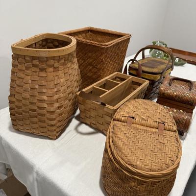 Beautiful vintage basket collection