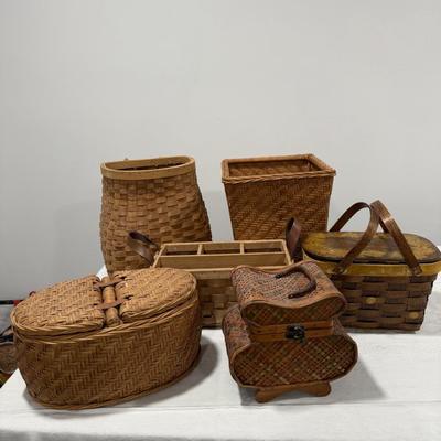 Beautiful vintage basket collection