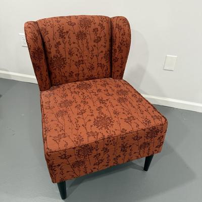 Burnt orange anywhere chair