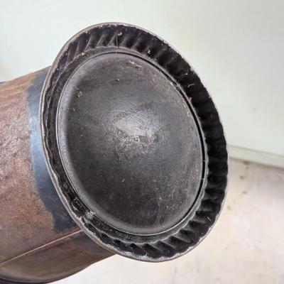 Vintage Antique Coal Scuttle Steel Bucket (G)