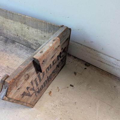 Vintage Grape Crate From Widmer's Wine Cellars (G)