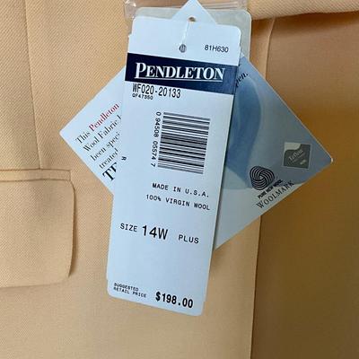 Pendleton 100% Virgin Wool Blazer size 14W