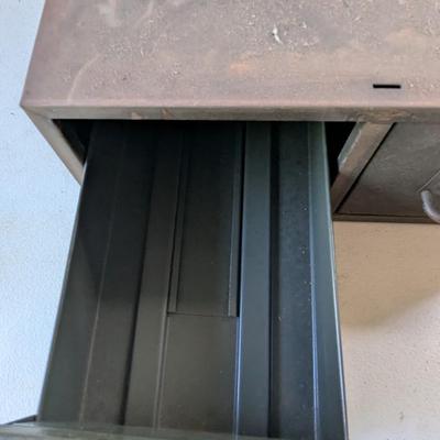 Vintage Metal File Box (G)