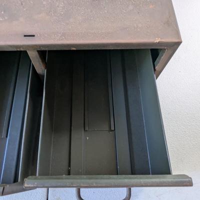 Vintage Metal File Box (G)