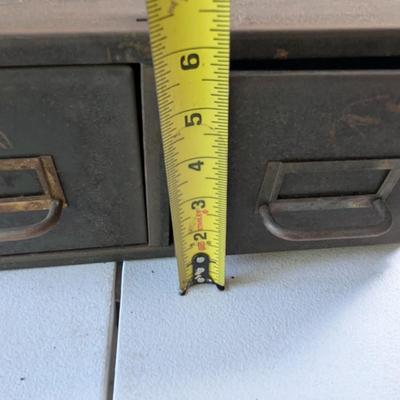 Vintage Metal File Box (G)