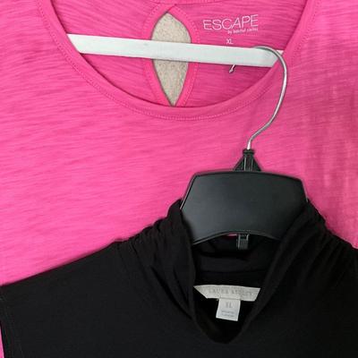 Tops XL, Laura Ashley Black, Escape Pink Slim-Sation Jeans 18