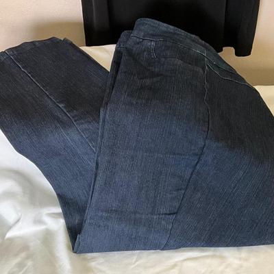 Tops XL, Laura Ashley Black, Escape Pink Slim-Sation Jeans 18