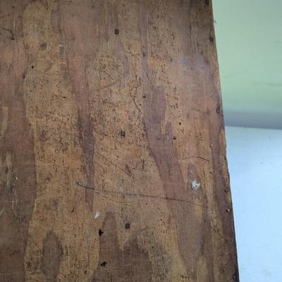 Primitive Wooden Divided Tool Box Carrier Tray (G)