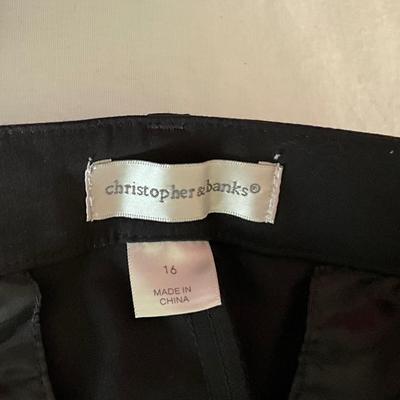 Lavender Evan-Picone Shirt 16, Pink Top XL, Black Slacks 16