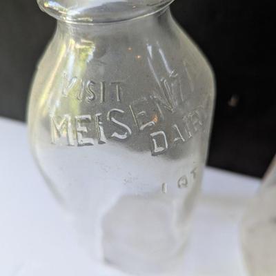 Vintage Milk Bottles 1 -Meisenzahl Farms (G)