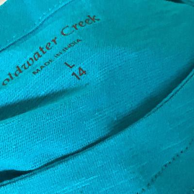 NEW Liz Claiborne Navy Slacks 16, Sympli Gray top 16, Chico solid Navy Turtleneck Sweater 3, Aqua top 14