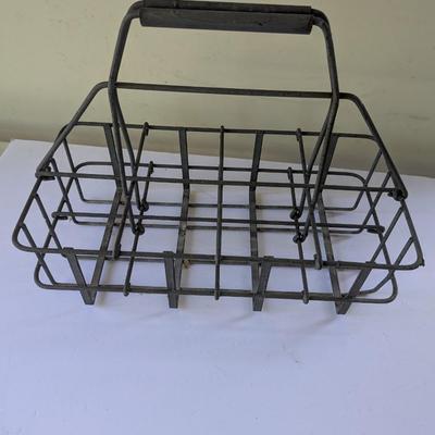 Vintage Milk Bottle Carrier Caddie (G)