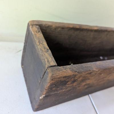 Primitive Hand Made Wooden Box (G)