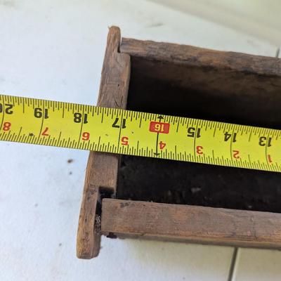 Primitive Hand Made Wooden Box (G)