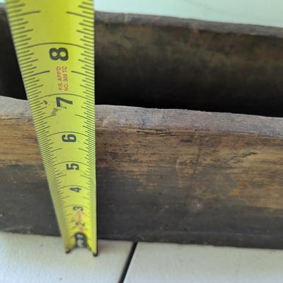 Primitive Hand Made Wooden Box (G)