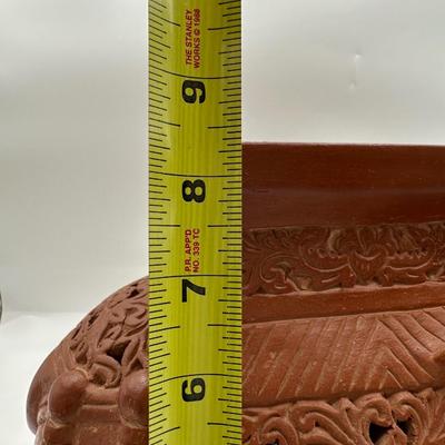 Terracotta Elephant Decorative Stand
