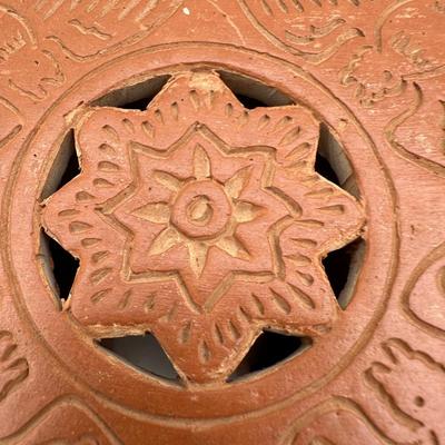 Terracotta Elephant Decorative Stand