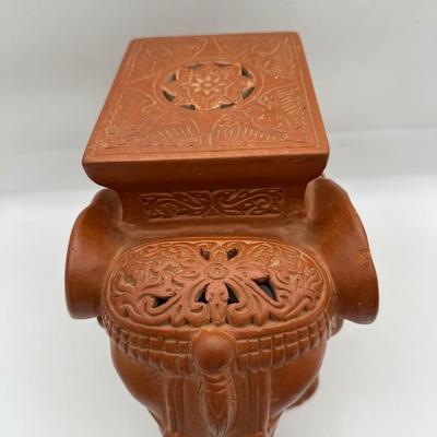 Terracotta Elephant Decorative Stand