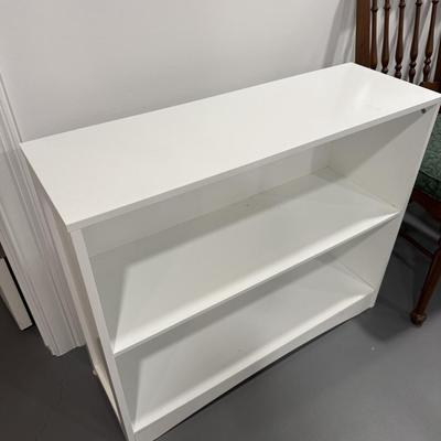 White shelf
