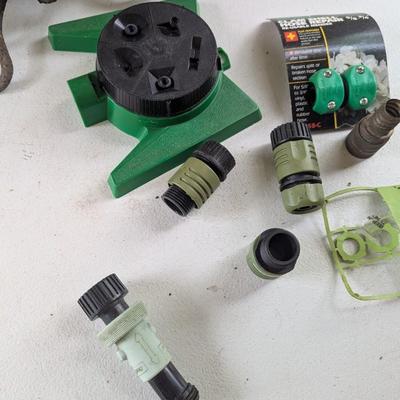Early Iron Water Sprinkler & Hose Attachments (G)