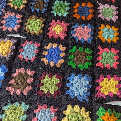 Hand Made Crocheted Blanket (G)