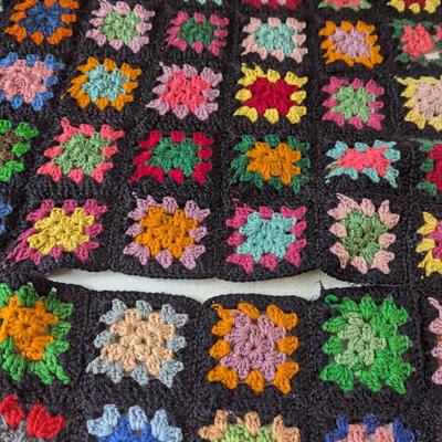 Hand Made Crocheted Blanket (G)