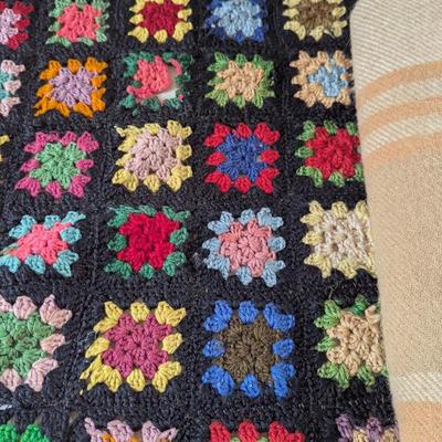 Hand Made Crocheted Blanket (G)