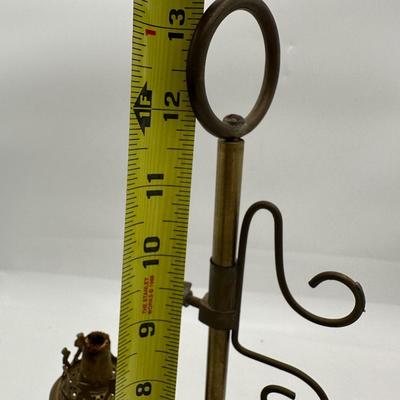Vintage Florentine Brass Oil Lamp