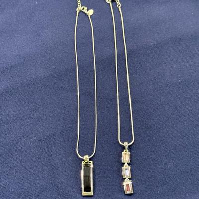 New Lia Sophia Silver chain Necklaces 16in NKs w/3” ext