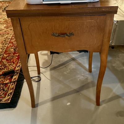 Antique sewing table