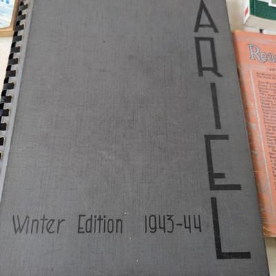 Variety Of Books Various Authors Spencer Quiin Year Book 1943-44 #4 (G)
