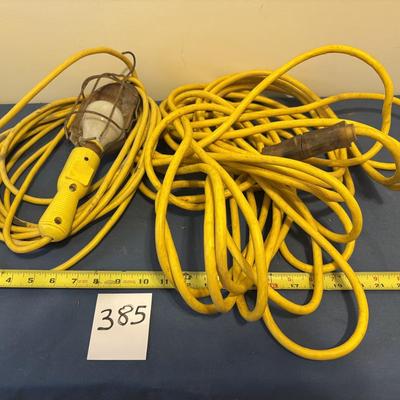 Drop Light and Extension. cord