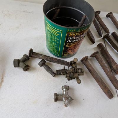 Antique Railroad Spikes Train Nails (G)