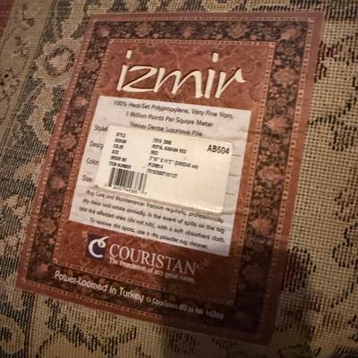 Beautiful Izmir 8x11 red, cream and black rug