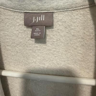 J Jill sweatshirt jacket size xl