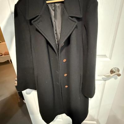 Large wool outdoor jacket