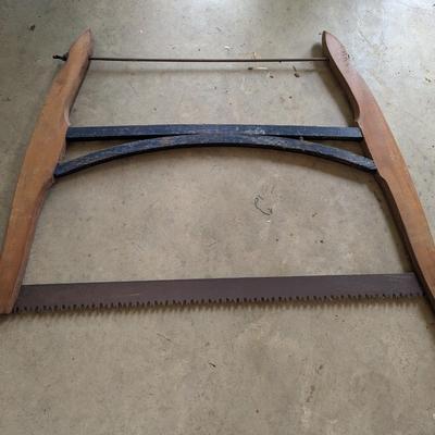 Vintage Buck Saw Bow Saw Cross Cut Primitive #6 (G)