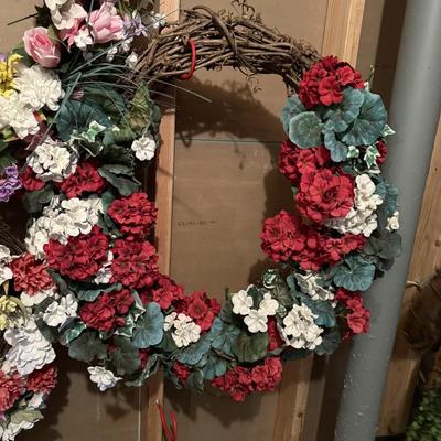 Three pretty spring wreaths