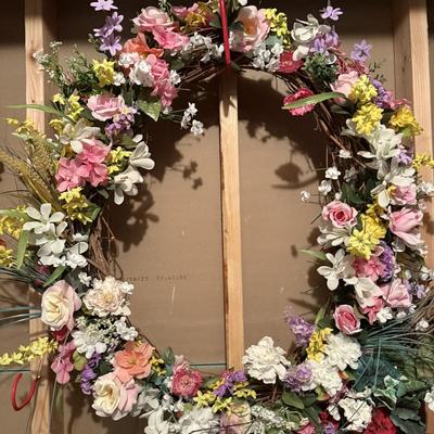 Three pretty spring wreaths