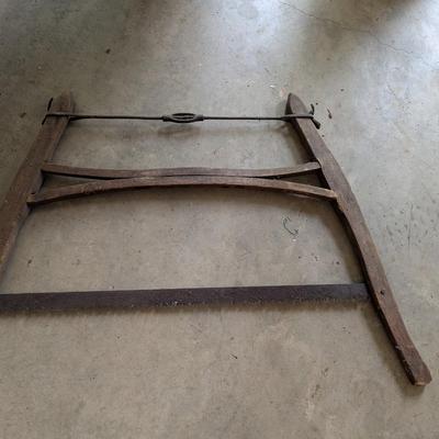 Vintage Buck Saw Bow Saw Cross Cut Primitive #7 (G)