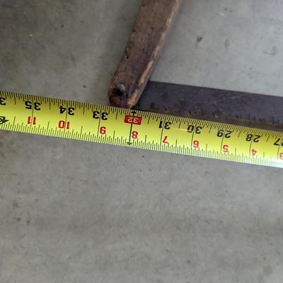 Vintage Buck Saw Bow Saw Cross Cut Primitive #7 (G)