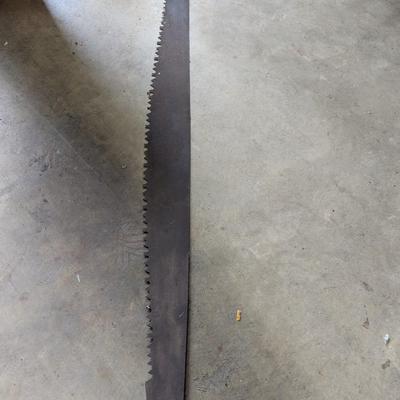 Antique Crosscut 2 Man Logging Saw 68" #8 (G)